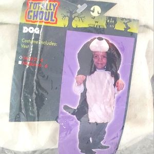 Totally Ghoul Child Kids Halloween costume Puppy Dog Pet SMALL 2 - 4